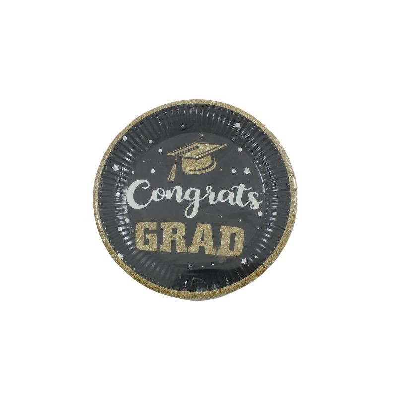 PLATO DESECHABLE DE GRADUACIÓN