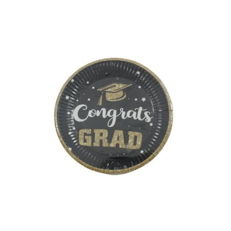 PLATO DESECHABLE DE GRADUACIÓN