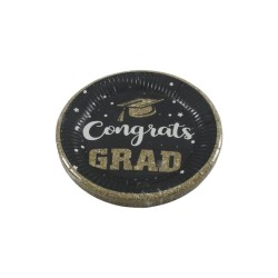 PLATO DESECHABLE DE GRADUACIÓN