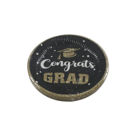 PLATO DESECHABLE DE GRADUACIÓN
