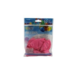 GLOBO METÁLICO DE LATEX NUM 12 ROSA