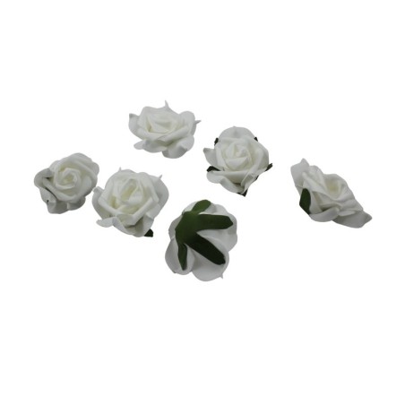 FLOR DE FOMI BLANCO 9CM