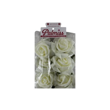FLOR DE FOMI BLANCO 9CM