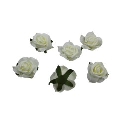FLOR DE FOMI BEIGE 9CM