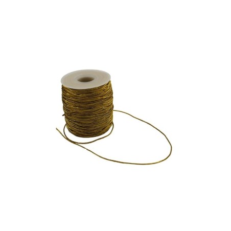 CORDÓN ELÁSTICO DORADO 1MM
