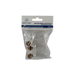 FRASCO DE VIDRIO  CON CORCHO DE 1.1X1.15