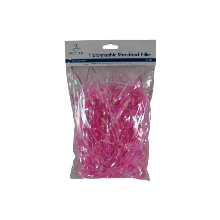 PAPEL TRITURADO IRIDISCENTE ROSA