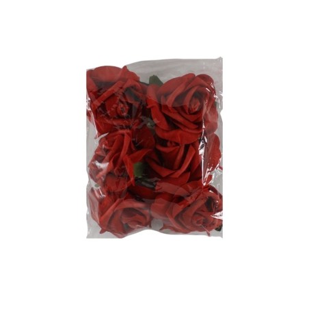 FLOR DE FOMI ROJO 9CM