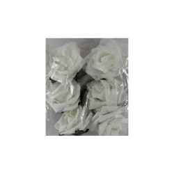 FLOR DE FOMI BLANCO 7CM