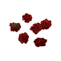 FLOR DE FOMI ROJO 7CM