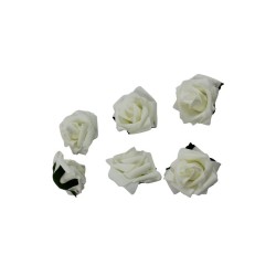 FLOR DE FOMI BEIGE 7CM