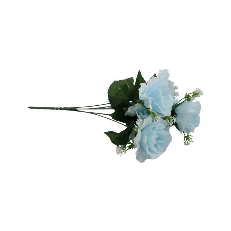 ROSAL Y CLAVEL AZUL CIELO X6