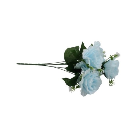 ROSAL Y CLAVEL AZUL CIELO X6