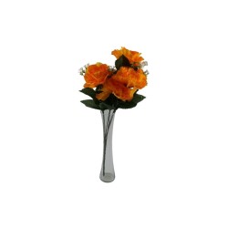 ROSAL Y CLAVEL NARANJA  X6