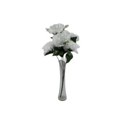 ROSAL Y CLAVEL BLANCO X6