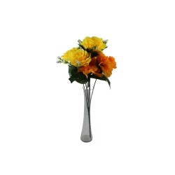 ROSAL Y CLAVEL AMARILLO/NARANJA X6