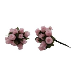 ROSAL MINI DE BOTÓN ROSA X12