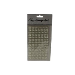 STICKER 1/2 PERLA 6MM BEIGE