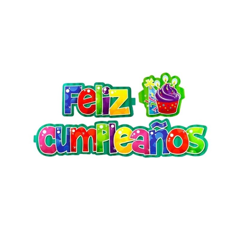 LETRERO FELIZ CUMPLEAÑOS