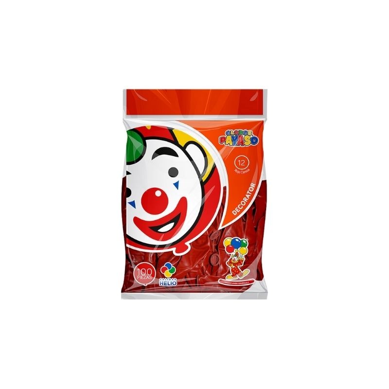 GLOBO DE LATEX NUM 12 ROJO
