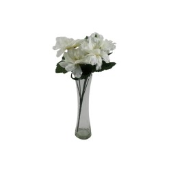 FLOR AMAPOLA BEIGE X6