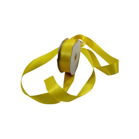 LISTÓN SATÍN NUM 9 AMARILLO CANARIO PREMIUM
