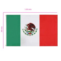BANDERA DE MÉXICO SENCILLA