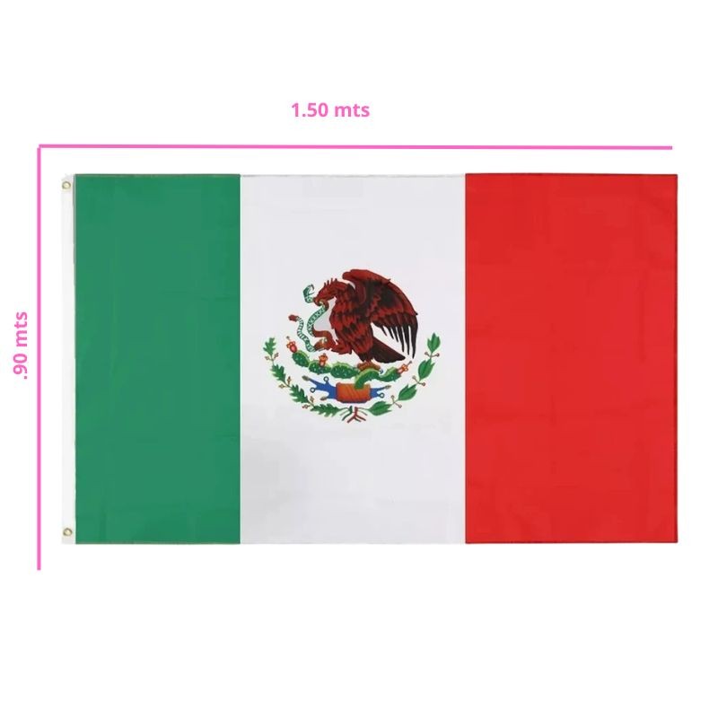 BANDERA DE MÉXICO SENCILLA