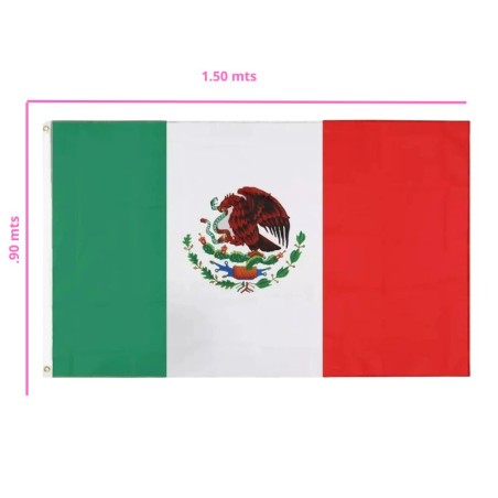 BANDERA DE MÉXICO SENCILLA