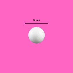 BOLA DE UNICEL 7.8 CM