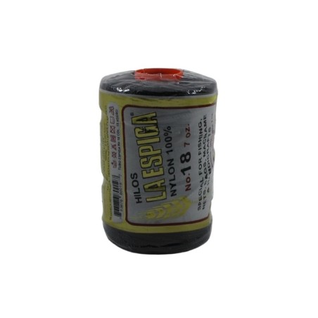 HILO NYLON NUM 18 NEGRO