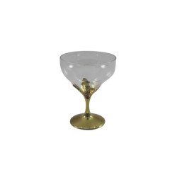 COPA CON BASE DORADA