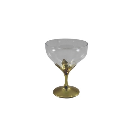 COPA CON BASE DORADA