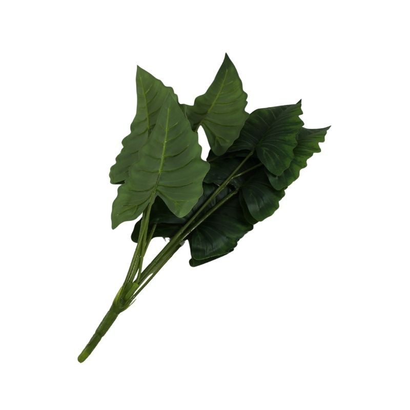 FOLLAJE DE HOJA VERDE X12