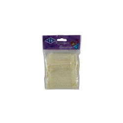 BOLSITA DE ORGANZA DE 3 X 4 BEIGE