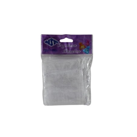 BOLSITA DE ORGANZA DE 3 X 4 BLANCO