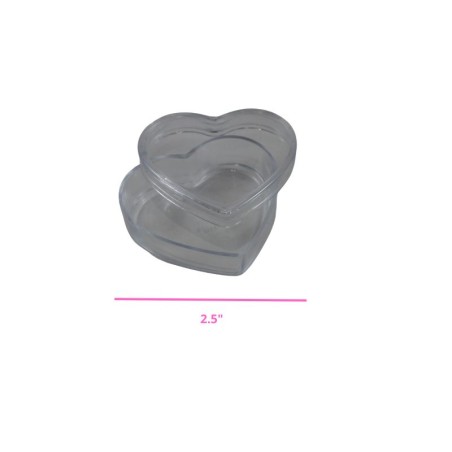 CAJA CORAZÓN DE ACRÍLICO 2.5