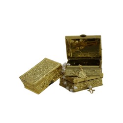 MINI COFRE DORADO