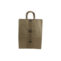 BOLSA KRAFT CON ASA 30X18X39CM