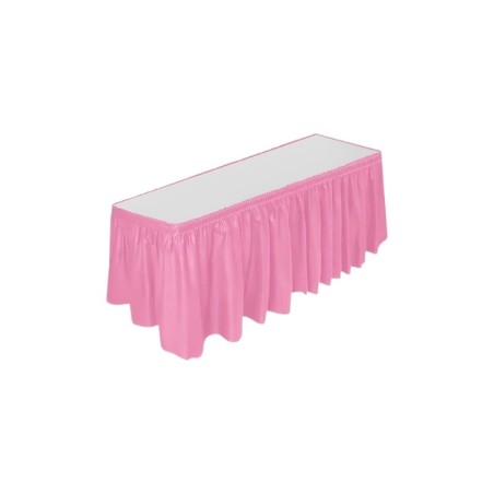 FALDILLA PARA MESA ROSA