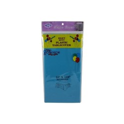 MANTEL DE PLÁSTICO TURQUESA