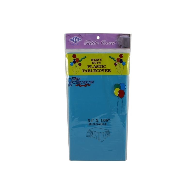 MANTEL DE PLÁSTICO TURQUESA