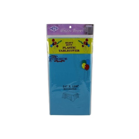 MANTEL DE PLÁSTICO TURQUESA