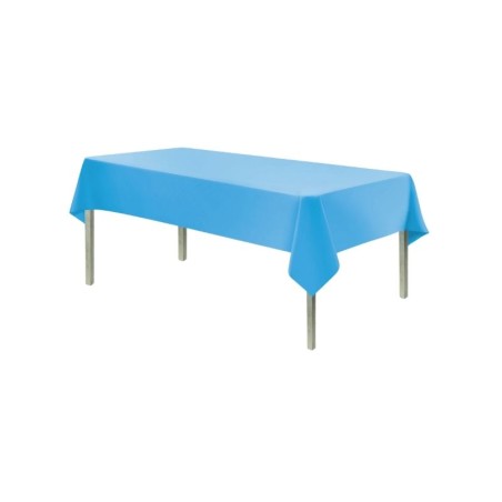 MANTEL DE PLÁSTICO TURQUESA