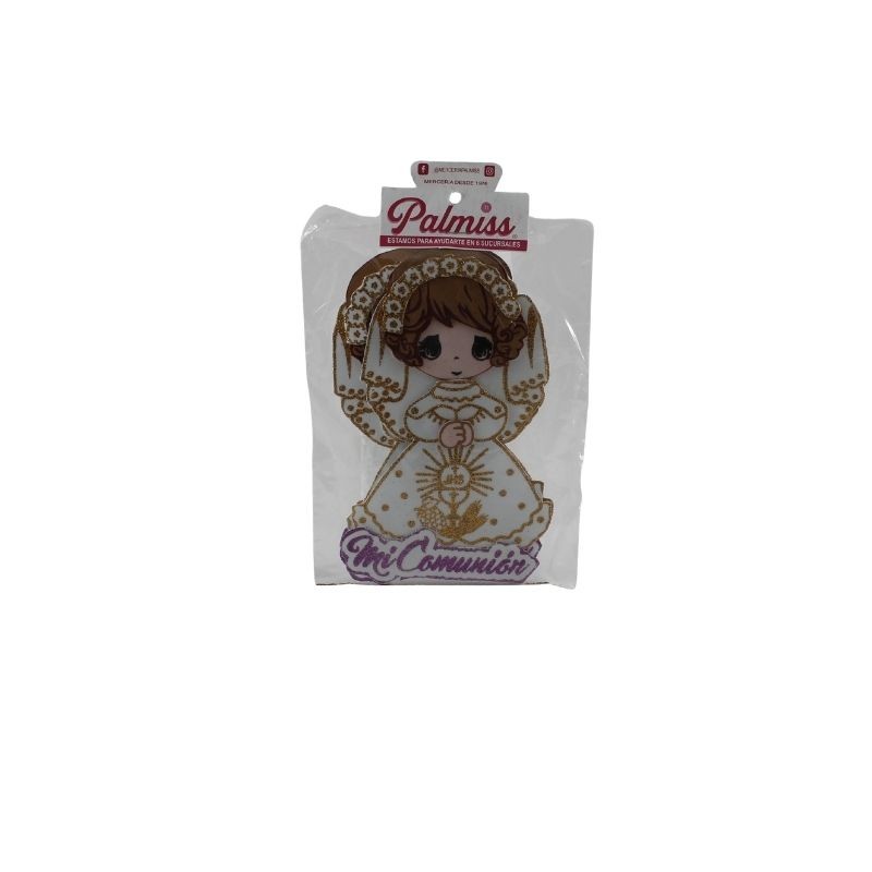 FIGURA DE FOMI NIÑA CON VELO