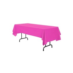 MANTEL DE PLÁSTICO FUCSIA