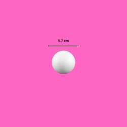 BOLA DE UNICEL 5.7 CM