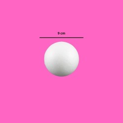 BOLA DE UNICEL 9 CM