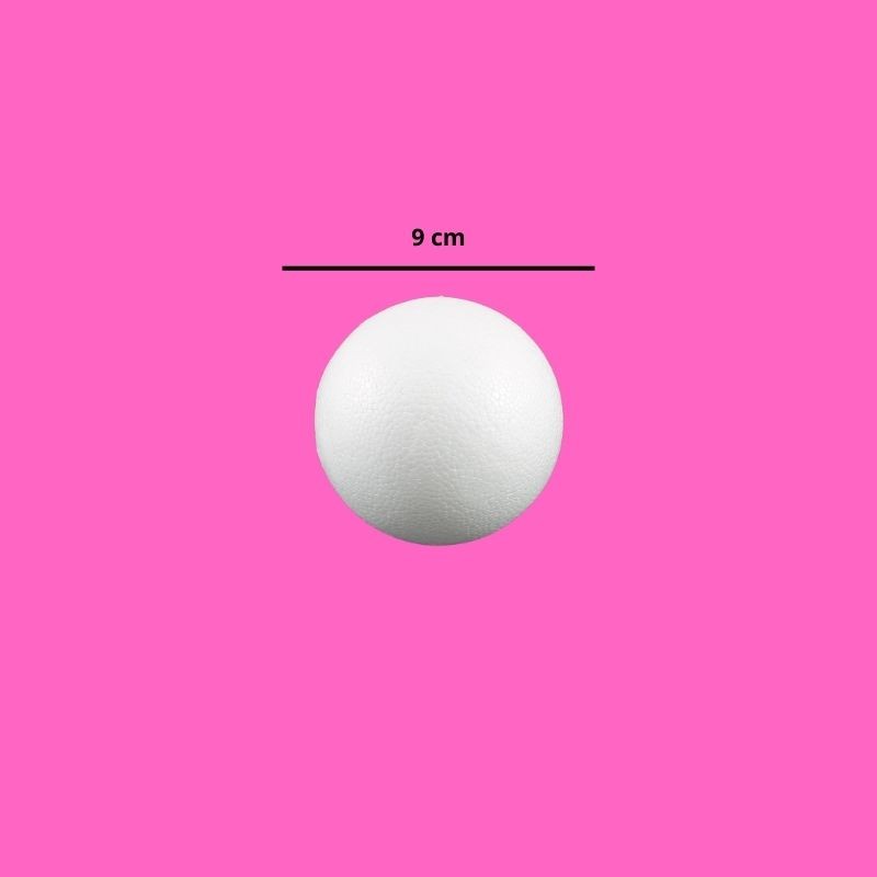 BOLA DE UNICEL 9 CM
