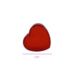 CAJA CORAZÓN DE ACRÍLICO 3.75
